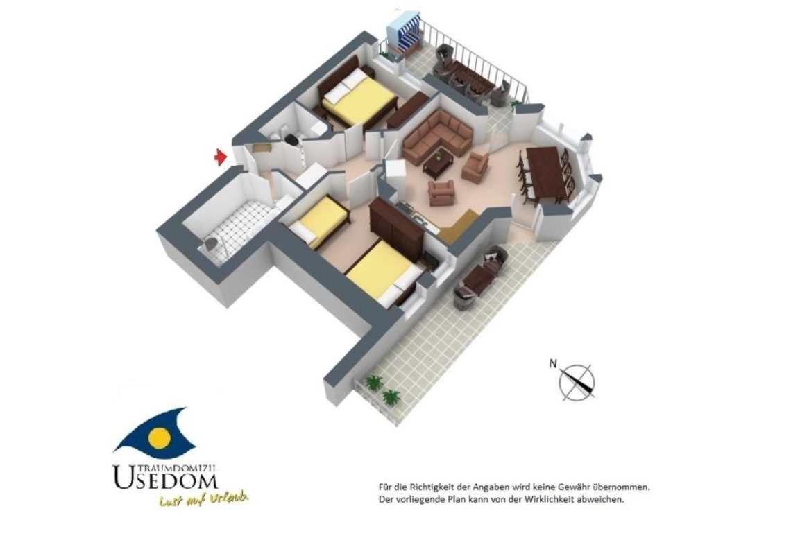 제바트헤링스도르프 Duenen-Residenz B 05 아파트 외부 사진